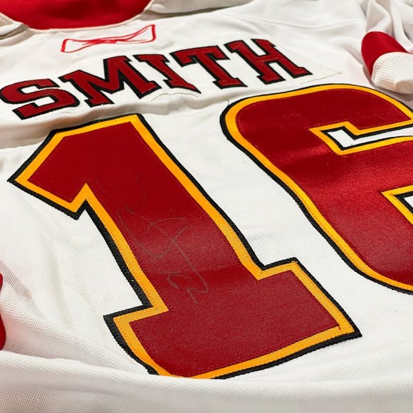 Signed Reebok Calgary Flames 2008 Superskills Danone - Mark Smith Jersey #16 - Picture 14 of 16